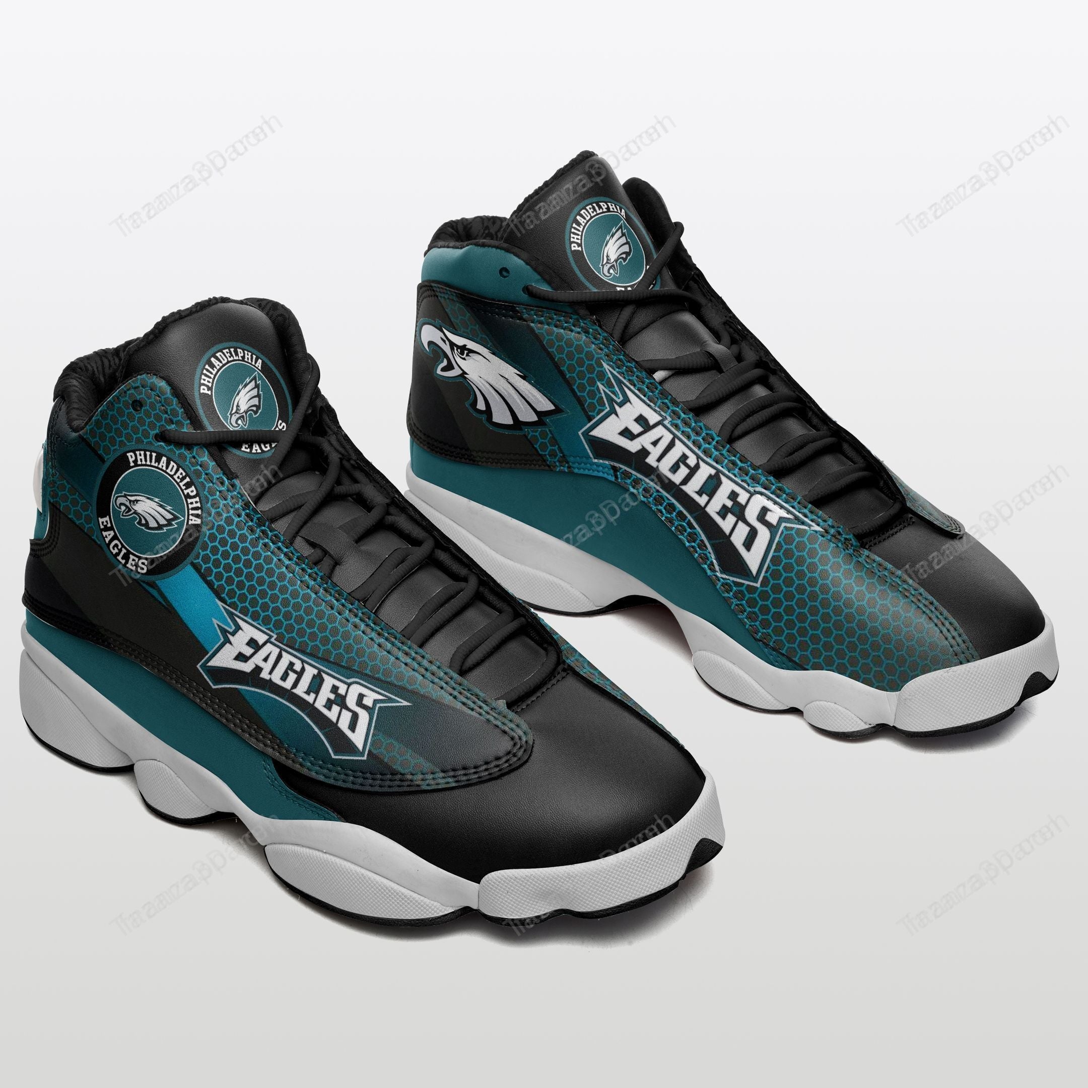JWFancy Philadelphia Eagles AJ13 Sneakers Shoes For Men And Women