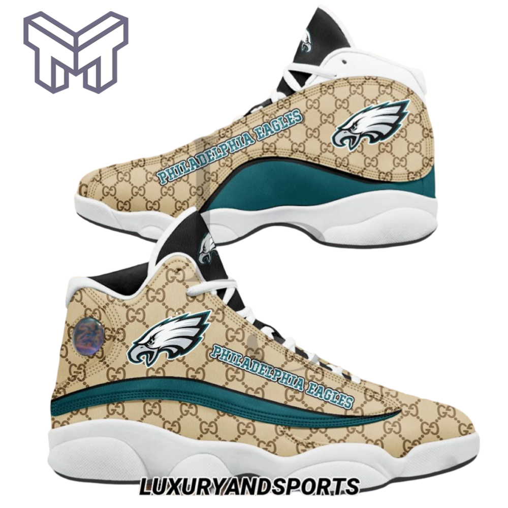 JWFancy Philadelphia Eagles AJ13 Sneakers Shoes For Men And Women