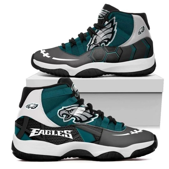 JWFancy Philadelphia Eagles AJ13 Sneakers Shoes For Men And Women