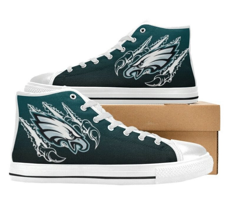 JWFancy Philadelphia Eagles High Top Canvas Sneakers Shoes For Men And Women