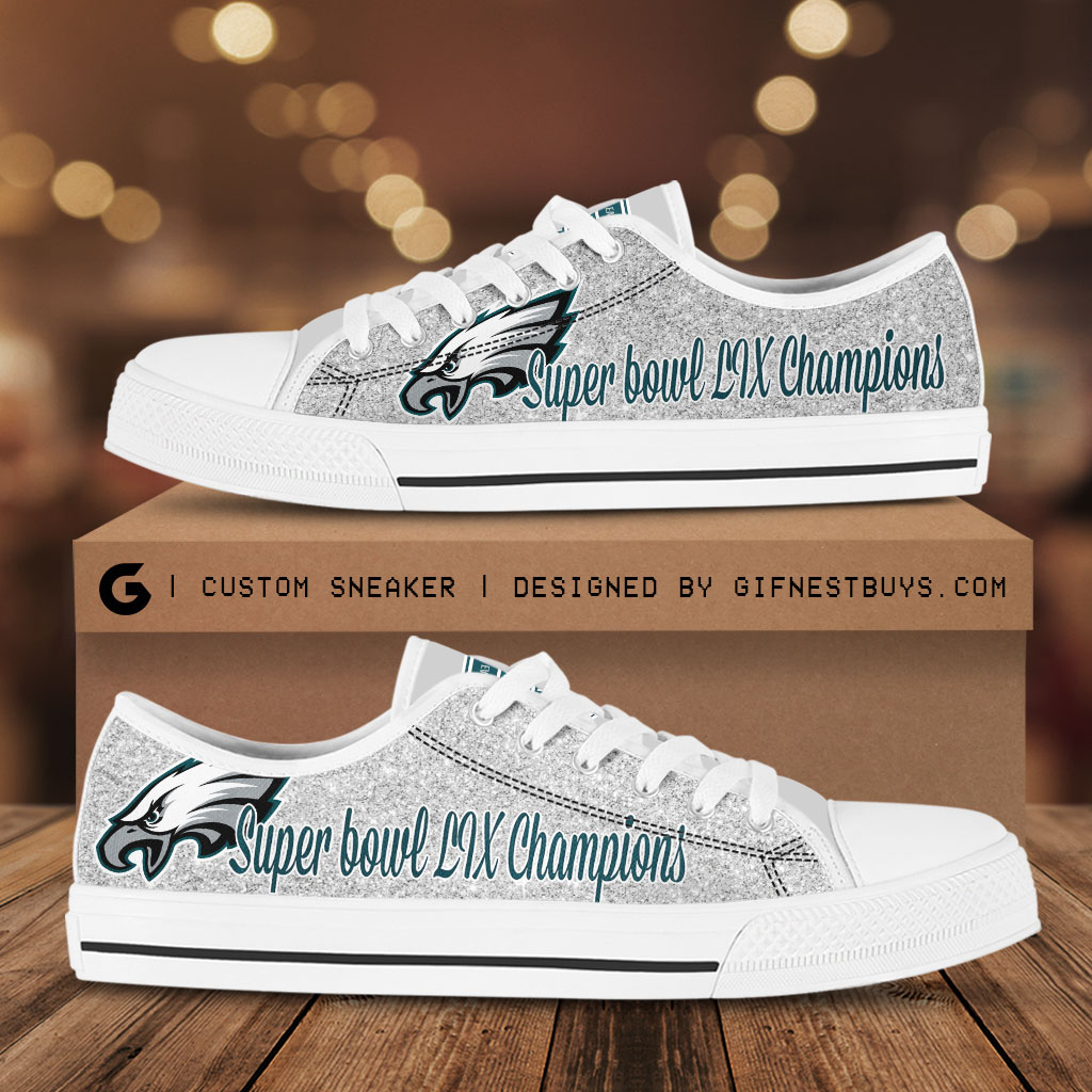 JWFancy Philadelphia Eagles Low Top Canvas Sneakers Shoes For Men And Women