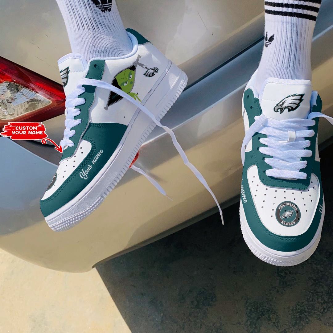 JWFancy Philadelphia Eagles NFL Air Low-Top Sneakers Shoes For Men And Women