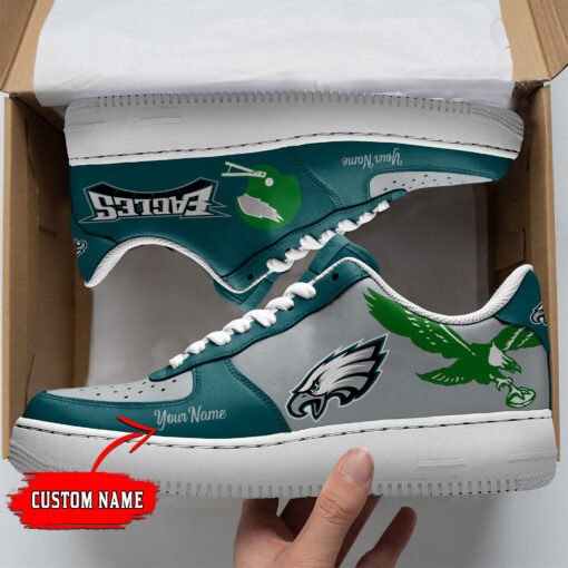 JWFancy Philadelphia Eagles NFL Air Low-Top Sneakers Shoes For Men And Women
