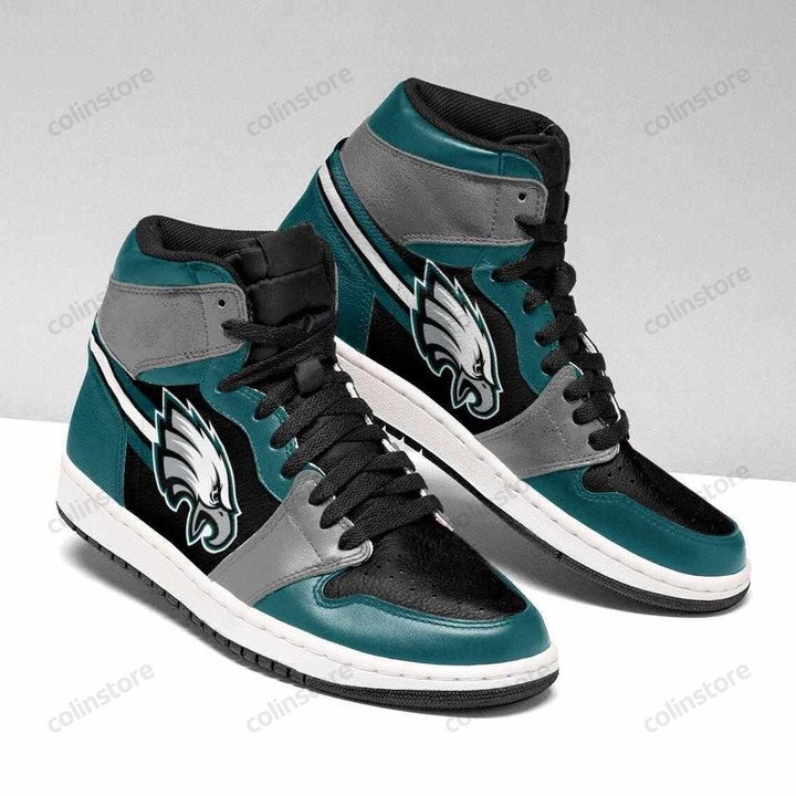 JWFancy Philadelphia Eagles NFL AJ1 High Sneakers Shoes For Men And Women