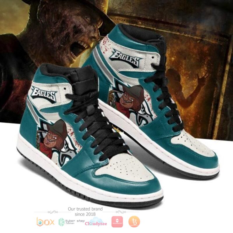 JWFancy Philadelphia Eagles NFL AJ1 High Sneakers Shoes For Men And Women