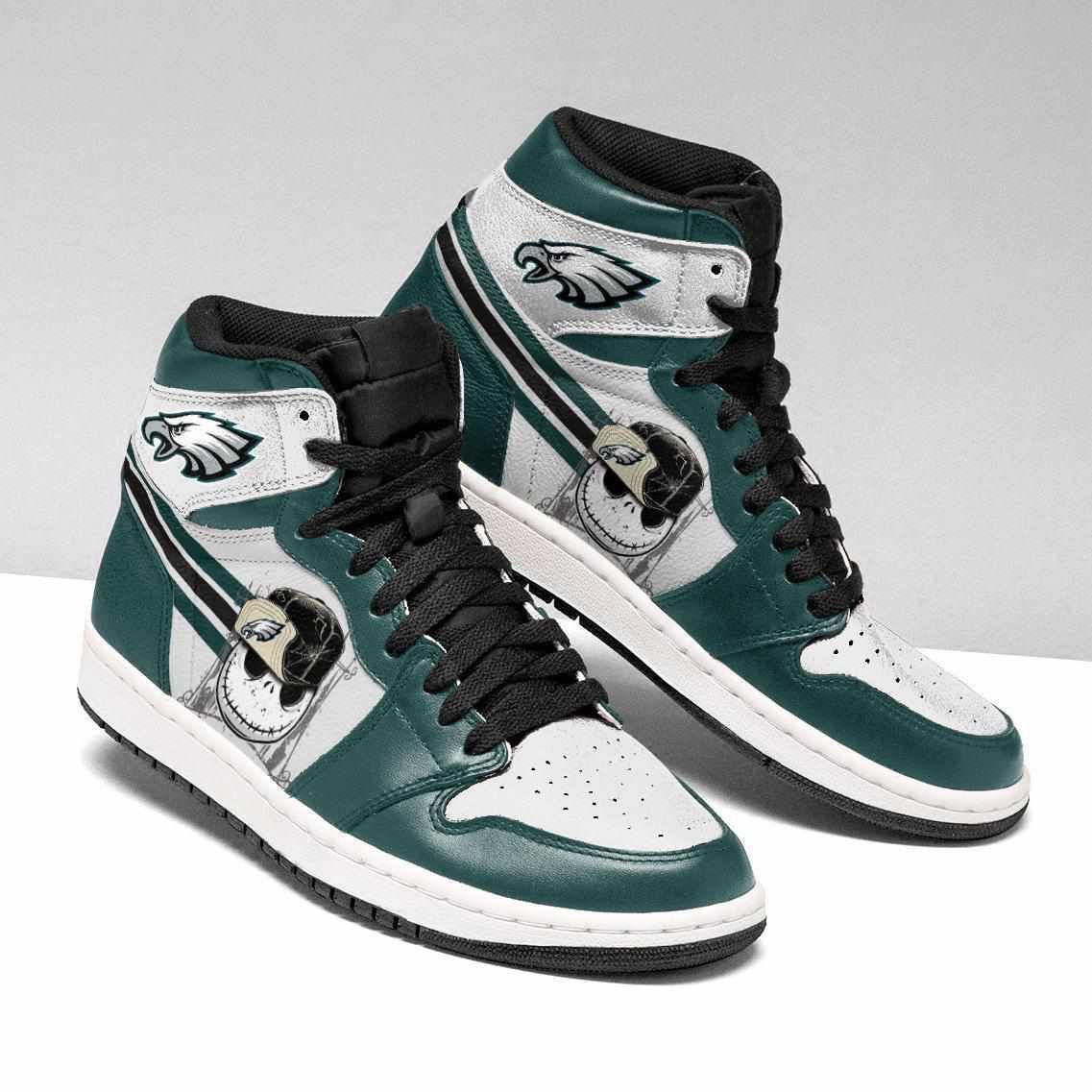 JWFancy Philadelphia Eagles NFL AJ1 High Sneakers Shoes For Men And Women