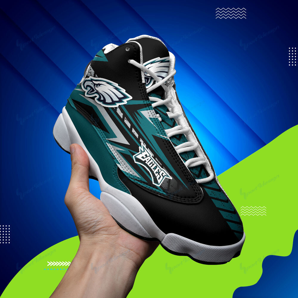 JWFancy Philadelphia Eagles NFL AJ13 Sneakers Shoes For Men And Women