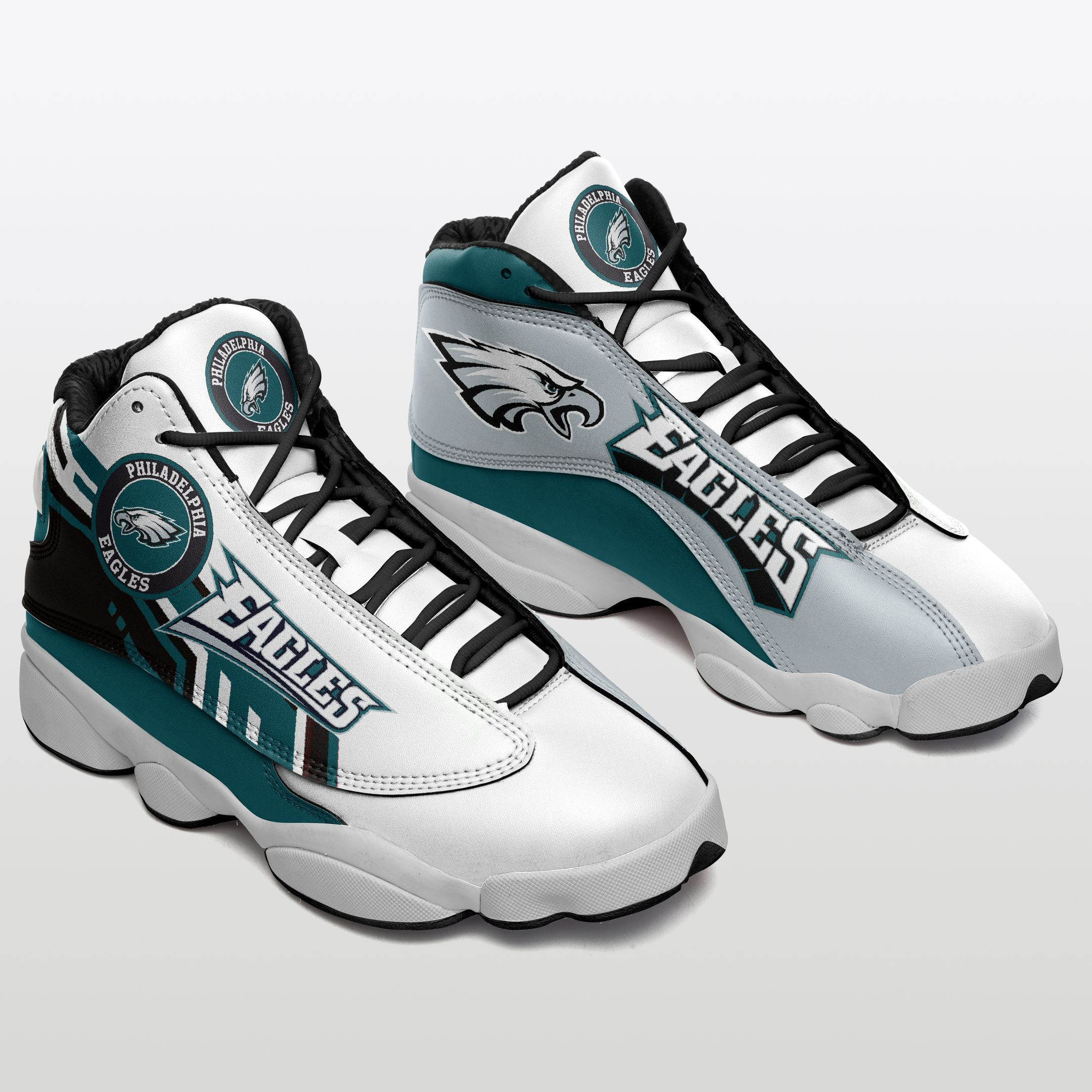 JWFancy Philadelphia Eagles NFL AJ13 Sneakers Shoes For Men And Women