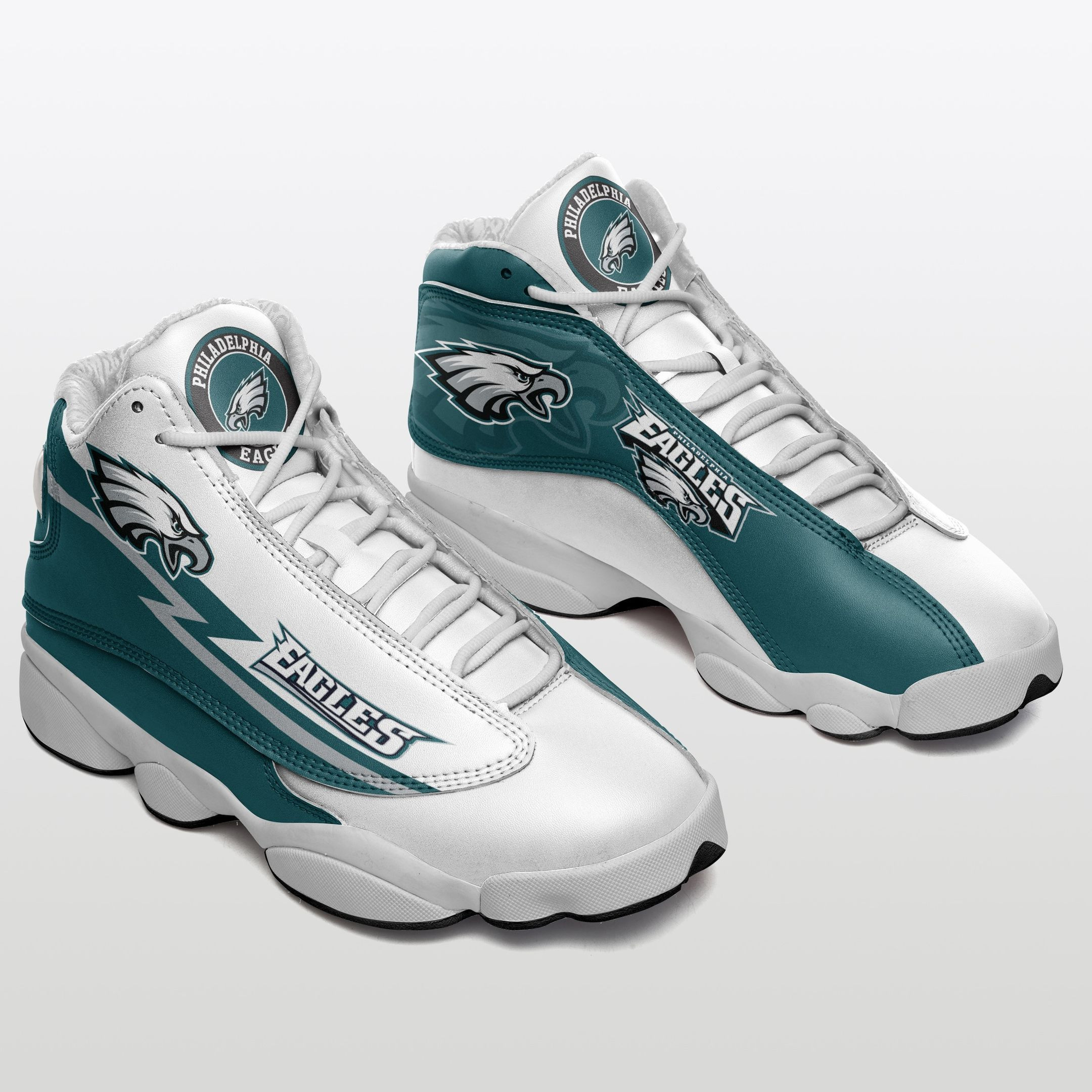 JWFancy Philadelphia Eagles NFL AJ13 Sneakers Shoes For Men And Women