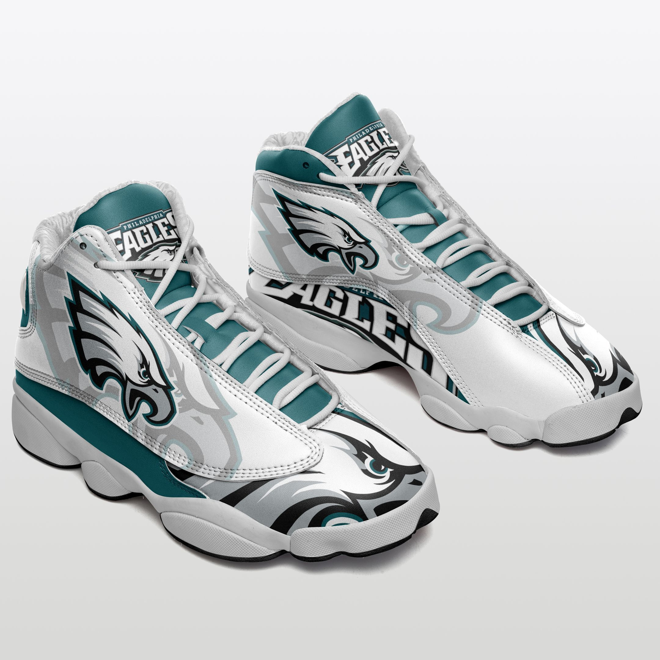JWFancy Philadelphia Eagles NFL AJ13 Sneakers Shoes For Men And Women