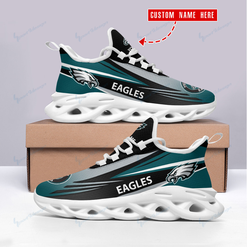 JWFancy Philadelphia Eagles NFL Max Soul Shoes Sneakers For Men And Women