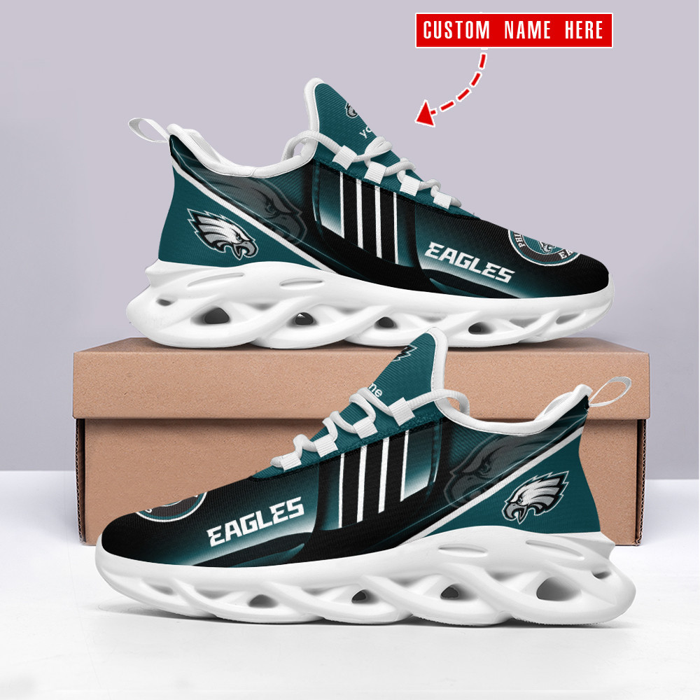 JWFancy Philadelphia Eagles NFL Max Soul Shoes Sneakers For Men And Women