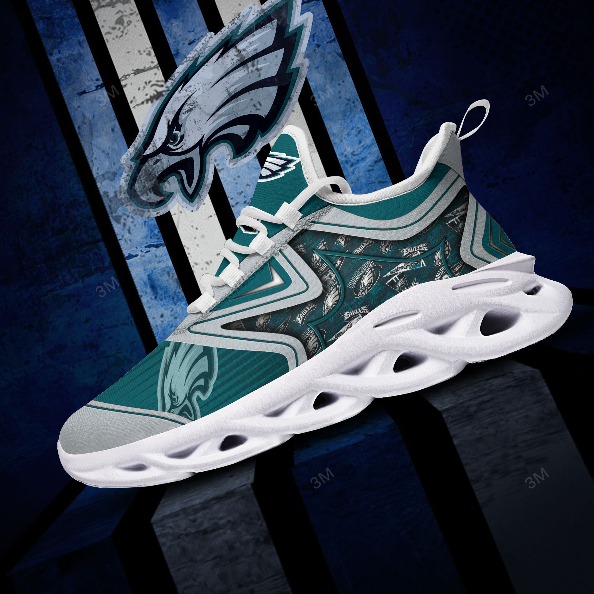 JWFancy Philadelphia Eagles NFL Max Soul Shoes Sneakers For Men And Women