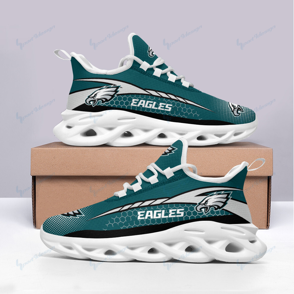 JWFancy Philadelphia Eagles NFL Max Soul Shoes Sneakers For Men And Women