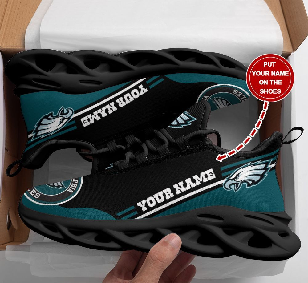 JWFancy Philadelphia Eagles NFL Max Soul Shoes Sneakers For Men And Women