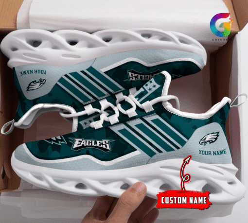 JWFancy Philadelphia Eagles NFL Max Soul Shoes Sneakers For Men And Women