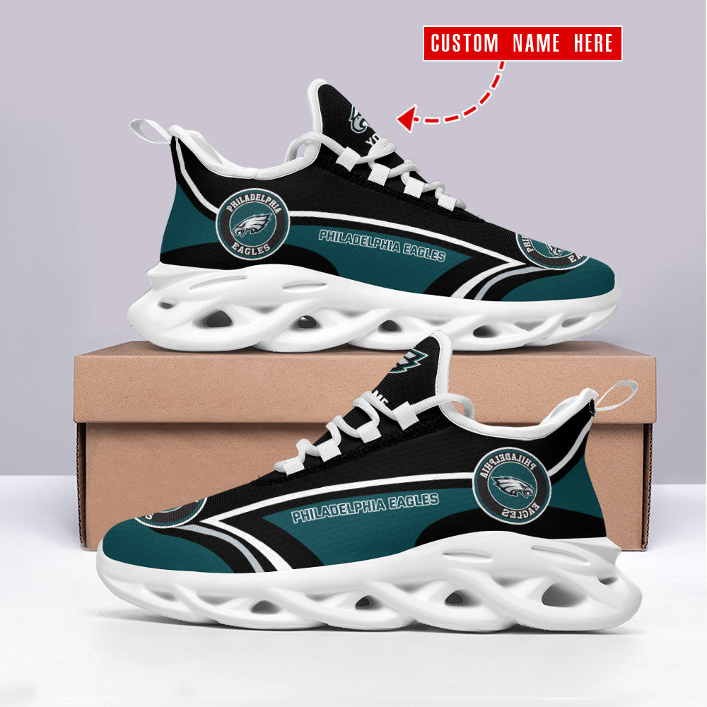 JWFancy Philadelphia Eagles NFL Max Soul Shoes Sneakers For Men And Women
