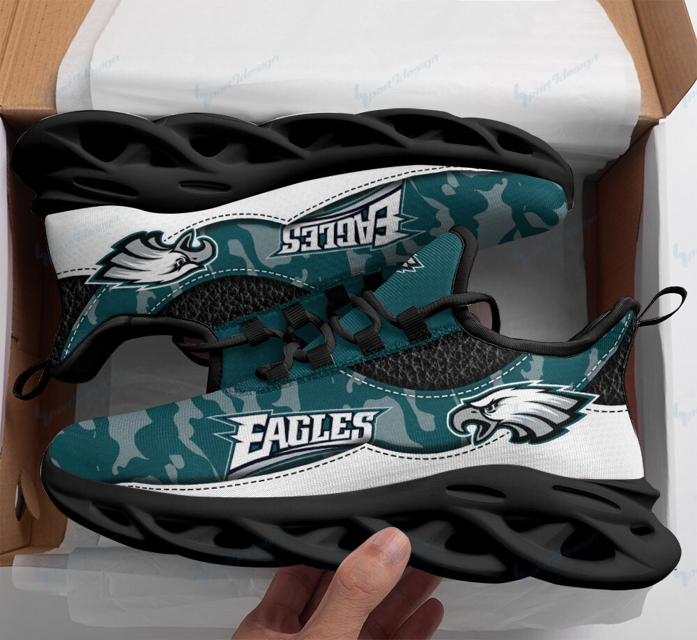 JWFancy Philadelphia Eagles NFL Max Soul Shoes Sneakers For Men And Women