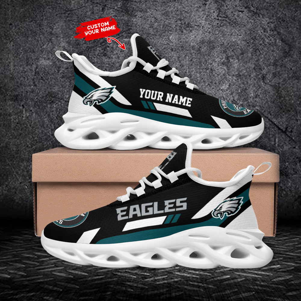 JWFancy Philadelphia Eagles NFL Max Soul Shoes Sneakers For Men And Women