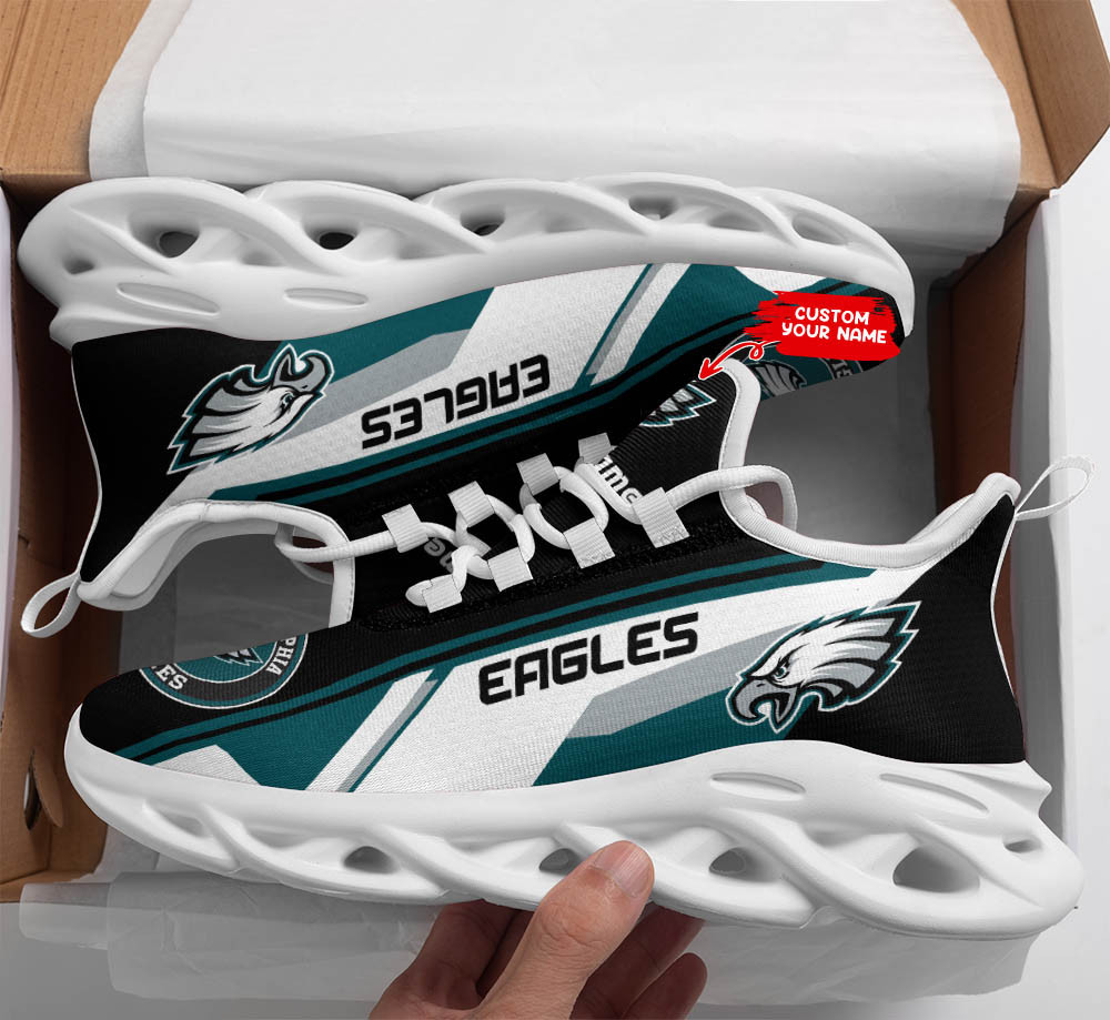 JWFancy Philadelphia Eagles NFL Max Soul Shoes Sneakers For Men And Women