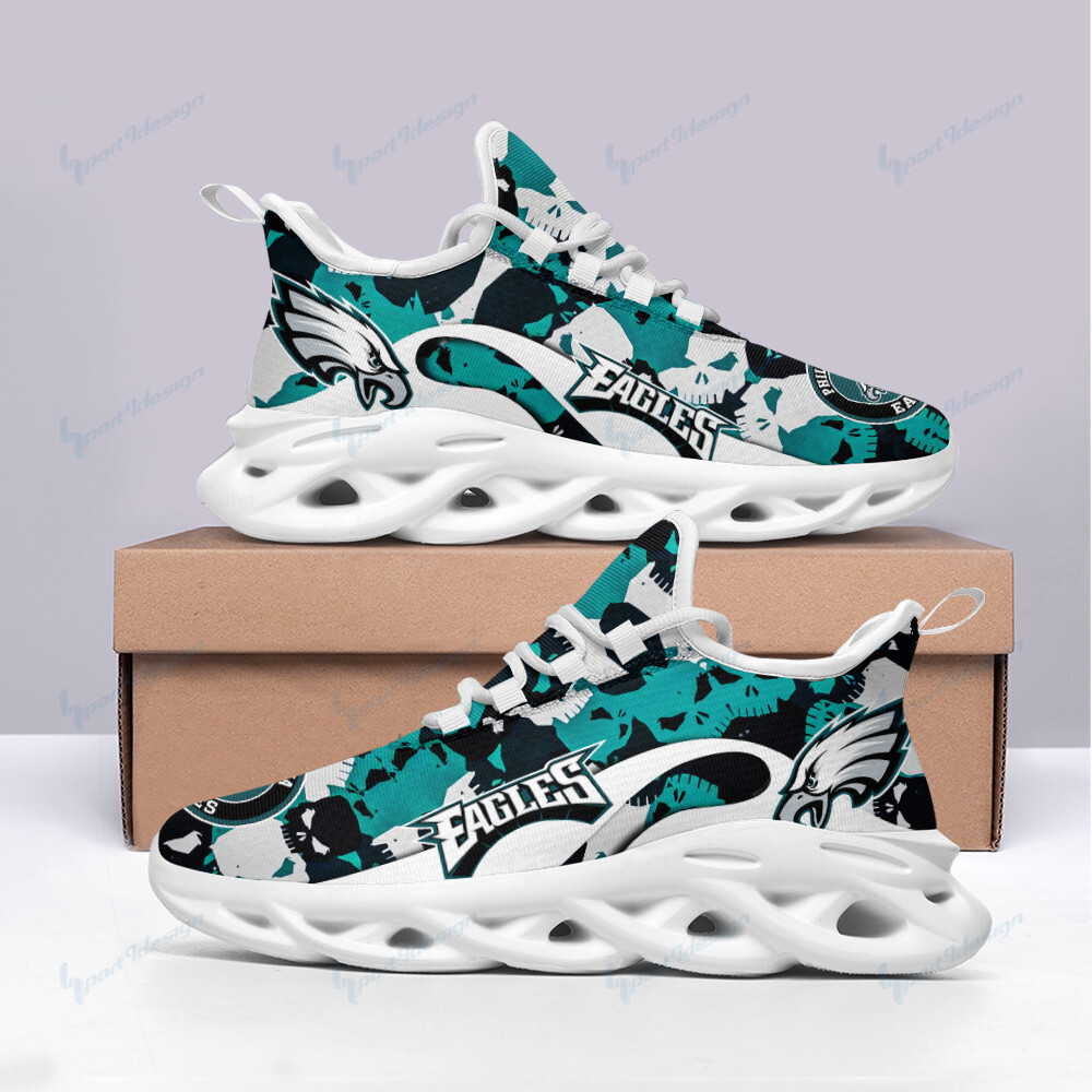 JWFancy Philadelphia Eagles NFL Max Soul Shoes Sneakers For Men And Women
