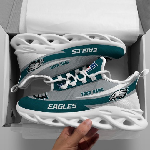 JWFancy Philadelphia Eagles NFL Max Soul Shoes Sneakers For Men And Women