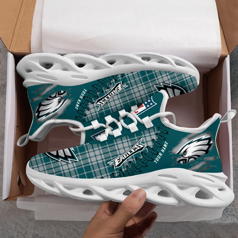 JWFancy Philadelphia Eagles NFL Max Soul Shoes Sneakers For Men And Women