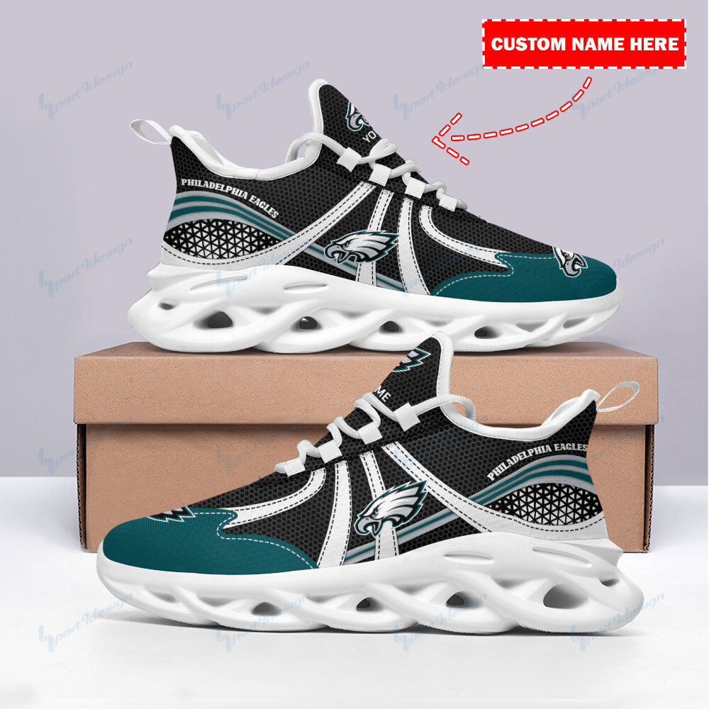 JWFancy Philadelphia Eagles NFL Max Soul Shoes Sneakers For Men And Women