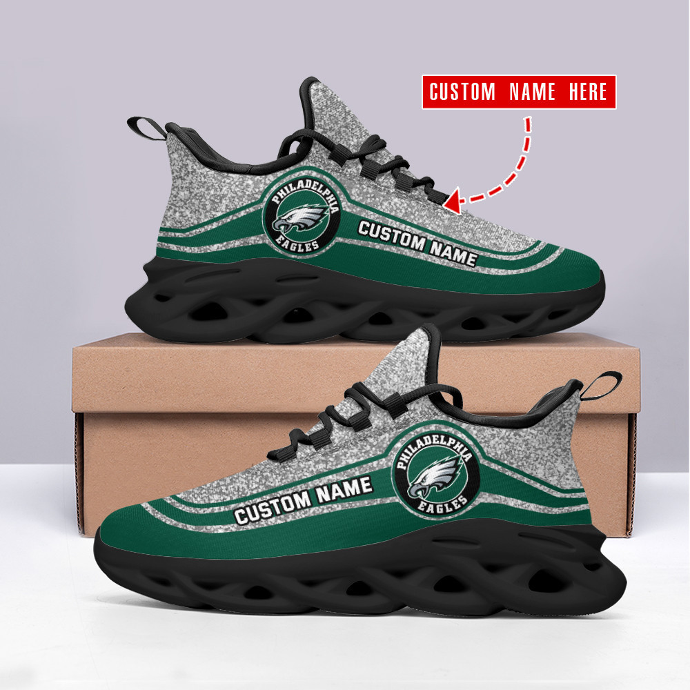 JWFancy Philadelphia Eagles NFL Max Soul Shoes Sneakers For Men And Women