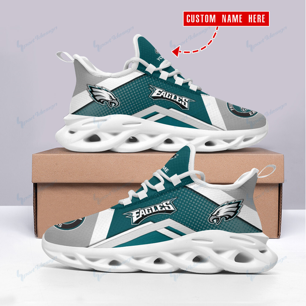 JWFancy Philadelphia Eagles NFL Max Soul Shoes Sneakers For Men And Women