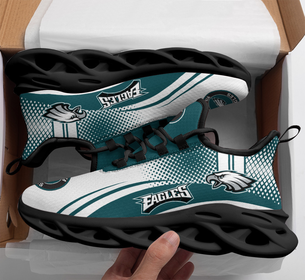 JWFancy Philadelphia Eagles NFL Max Soul Shoes Sneakers For Men And Women