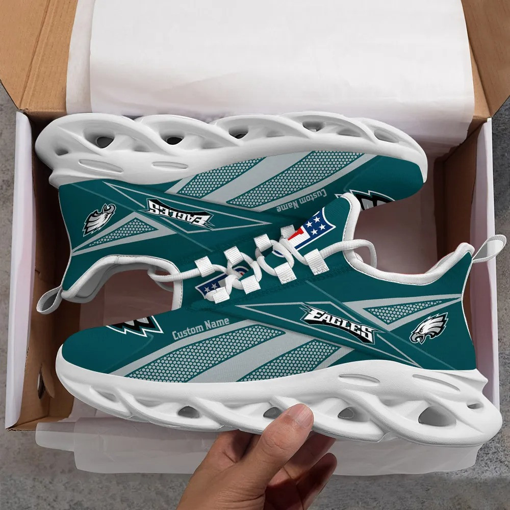 JWFancy Philadelphia Eagles NFL Max Soul Shoes Sneakers For Men And Women