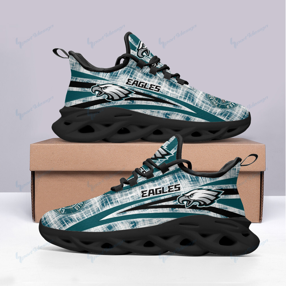 JWFancy Philadelphia Eagles NFL Max Soul Shoes Sneakers For Men And Women