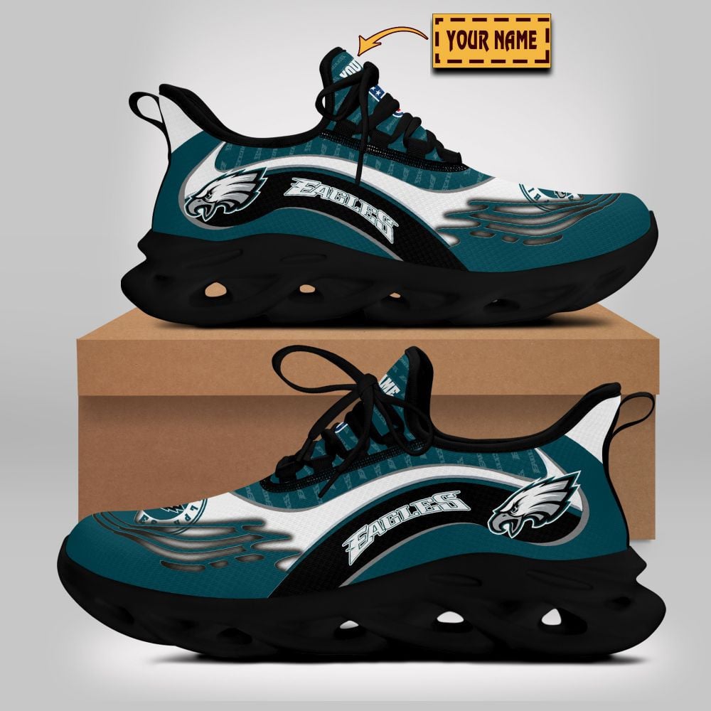 JWFancy Philadelphia Eagles NFL Max Soul Shoes Sneakers For Men And Women