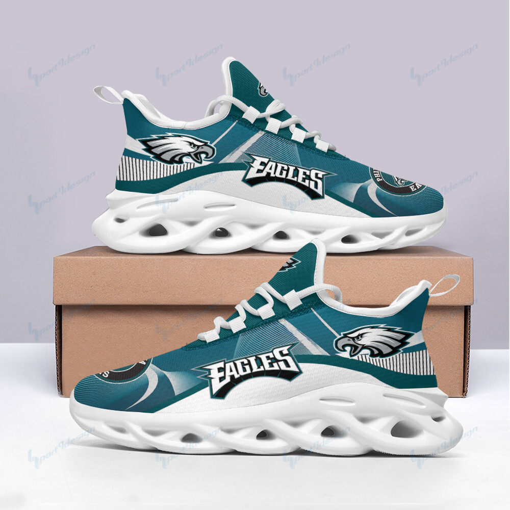 JWFancy Philadelphia Eagles NFL Max Soul Shoes Sneakers For Men And Women