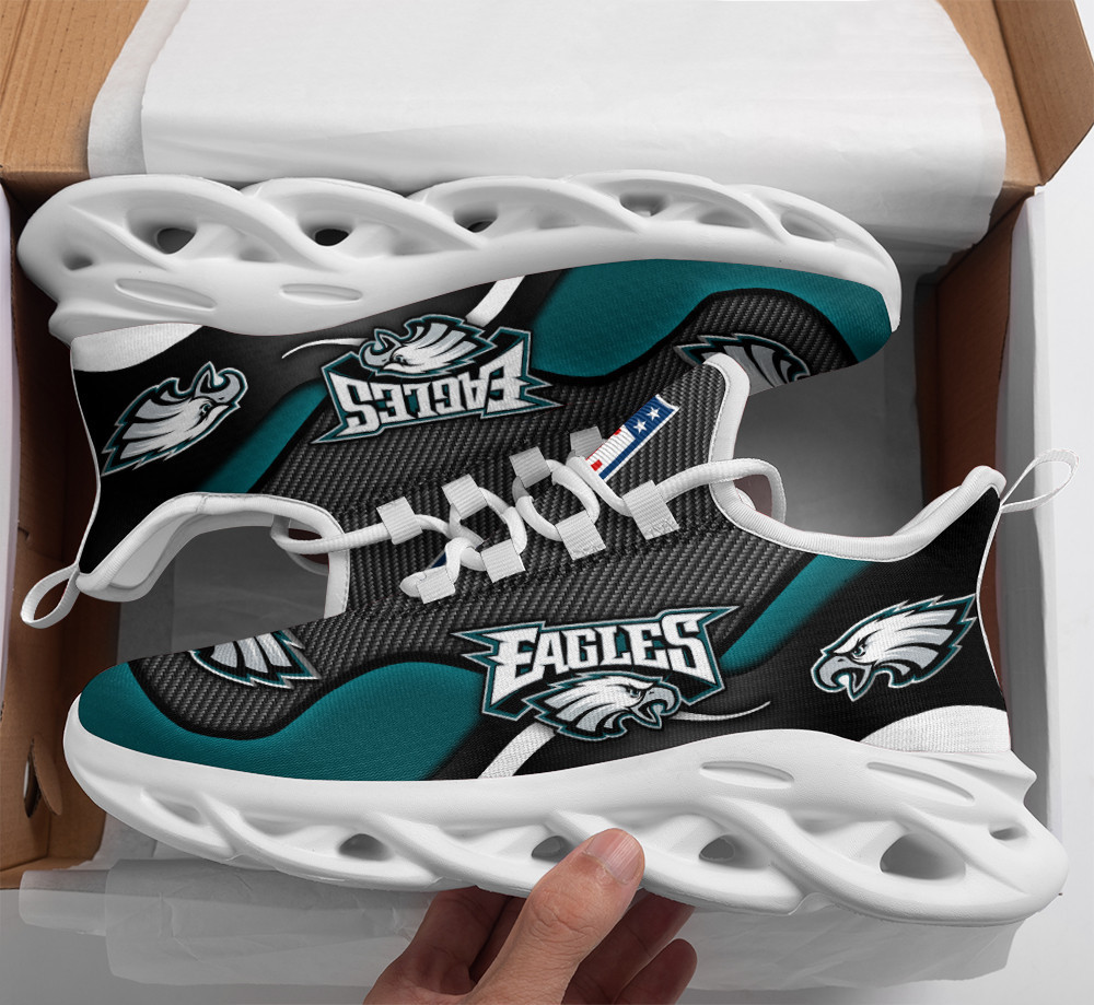 JWFancy Philadelphia Eagles NFL Max Soul Shoes Sneakers For Men And Women