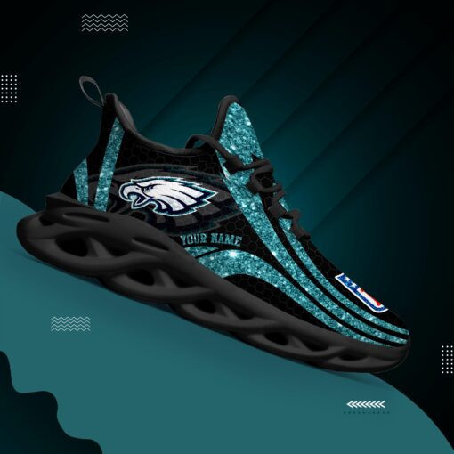 JWFancy Philadelphia Eagles NFL Max Soul Shoes Sneakers For Men And Women