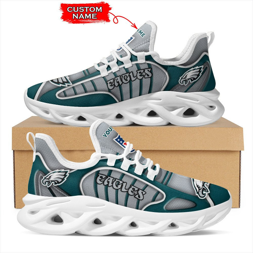 JWFancy Philadelphia Eagles NFL Max Soul Shoes Sneakers For Men And Women