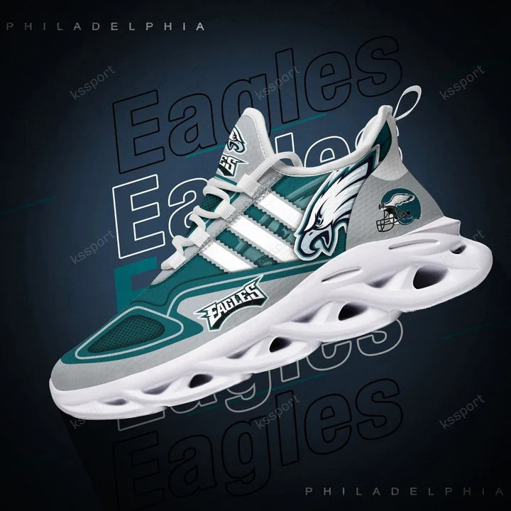 JWFancy Philadelphia Eagles NFL Max Soul Shoes Sneakers For Men And Women