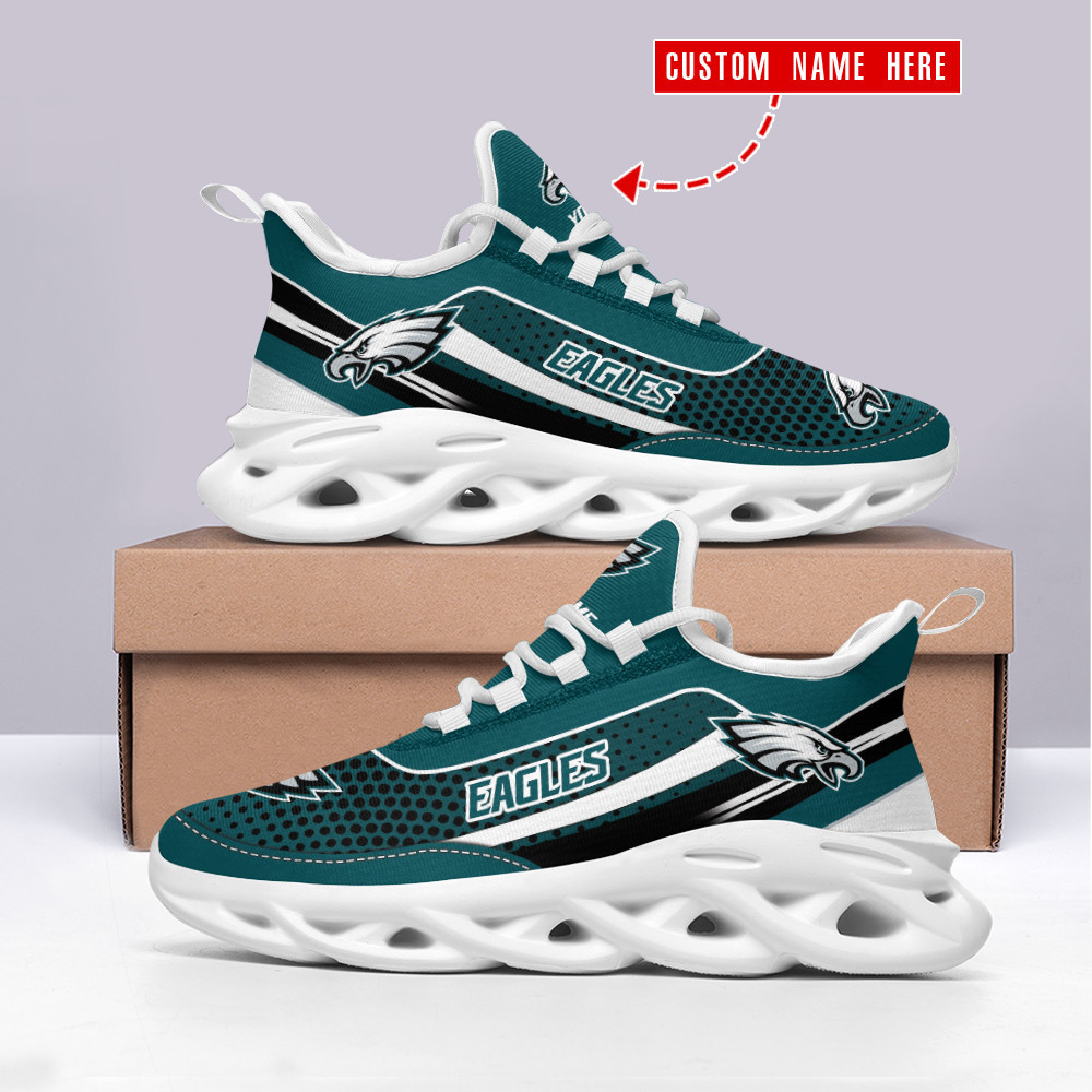 JWFancy Philadelphia Eagles NFL Max Soul Shoes Sneakers For Men And Women