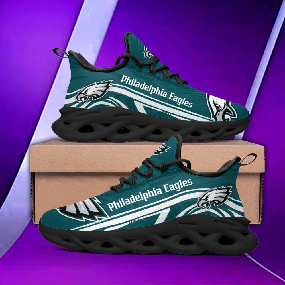 JWFancy Philadelphia Eagles NFL Max Soul Shoes Sneakers For Men And Women