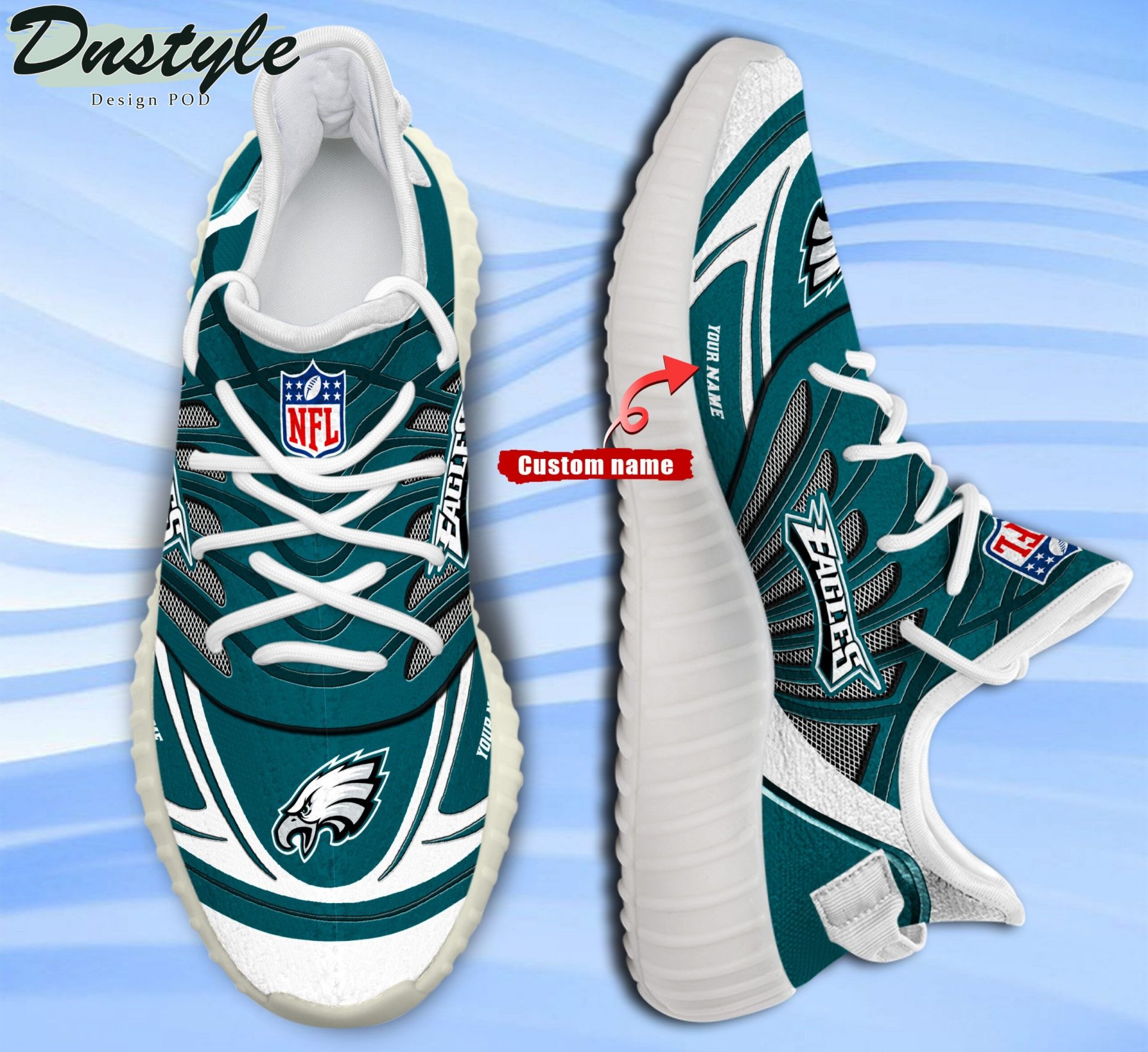 JWFancy Philadelphia Eagles Reze Sneakers Shoes For Men And Women