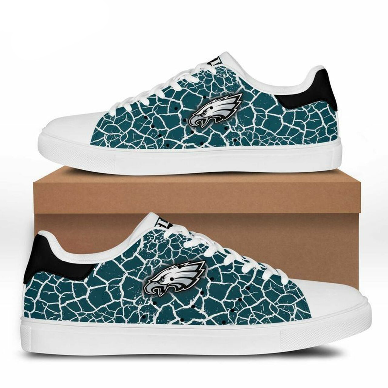 JWFancy Philadelphia Eagles Skate Stan Shoes Sneakes For Men And Women