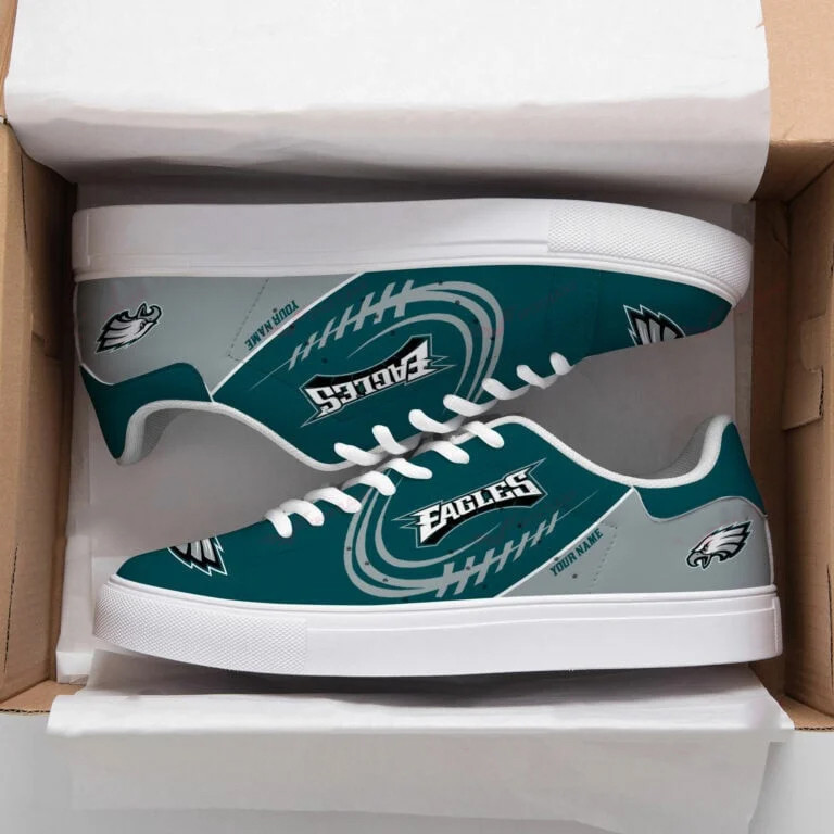 JWFancy Philadelphia Eagles Skate Stan Shoes Sneakes For Men And Women