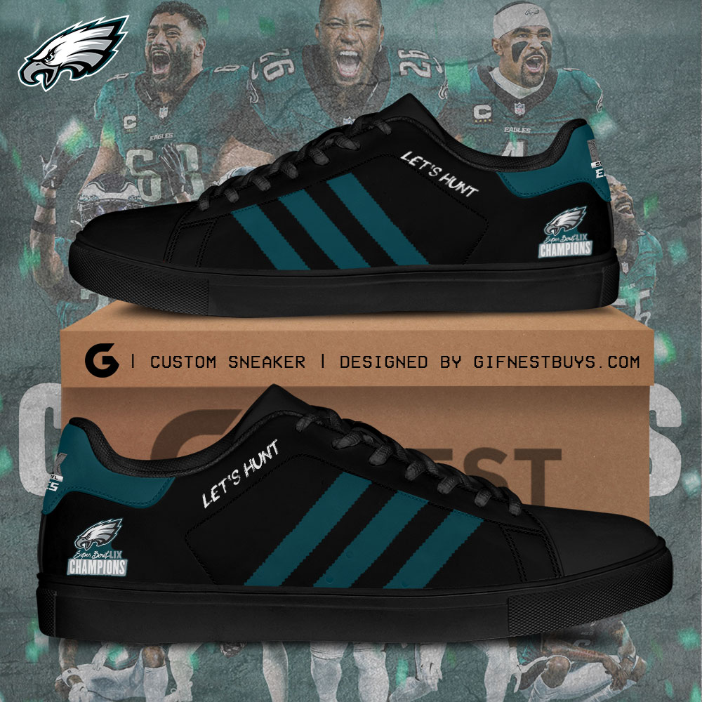 JWFancy Philadelphia Eagles Skate Stan Shoes Sneakes For Men And Women