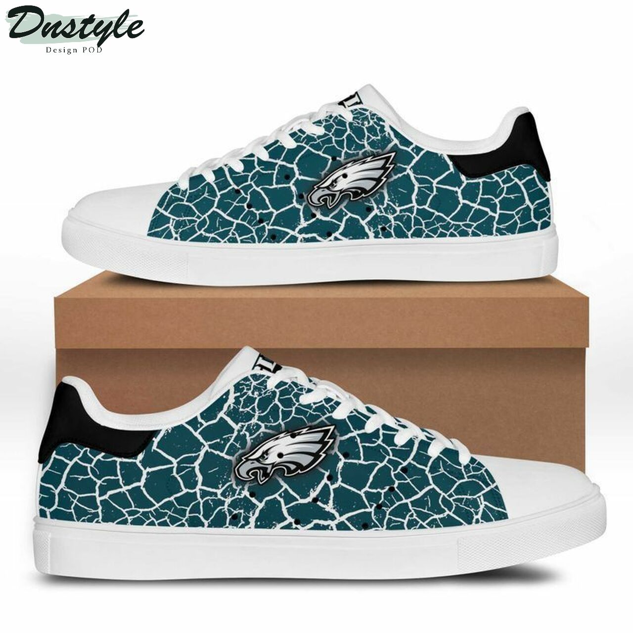 JWFancy Philadelphia Eagles Skate Stan Shoes Sneakes For Men And Women