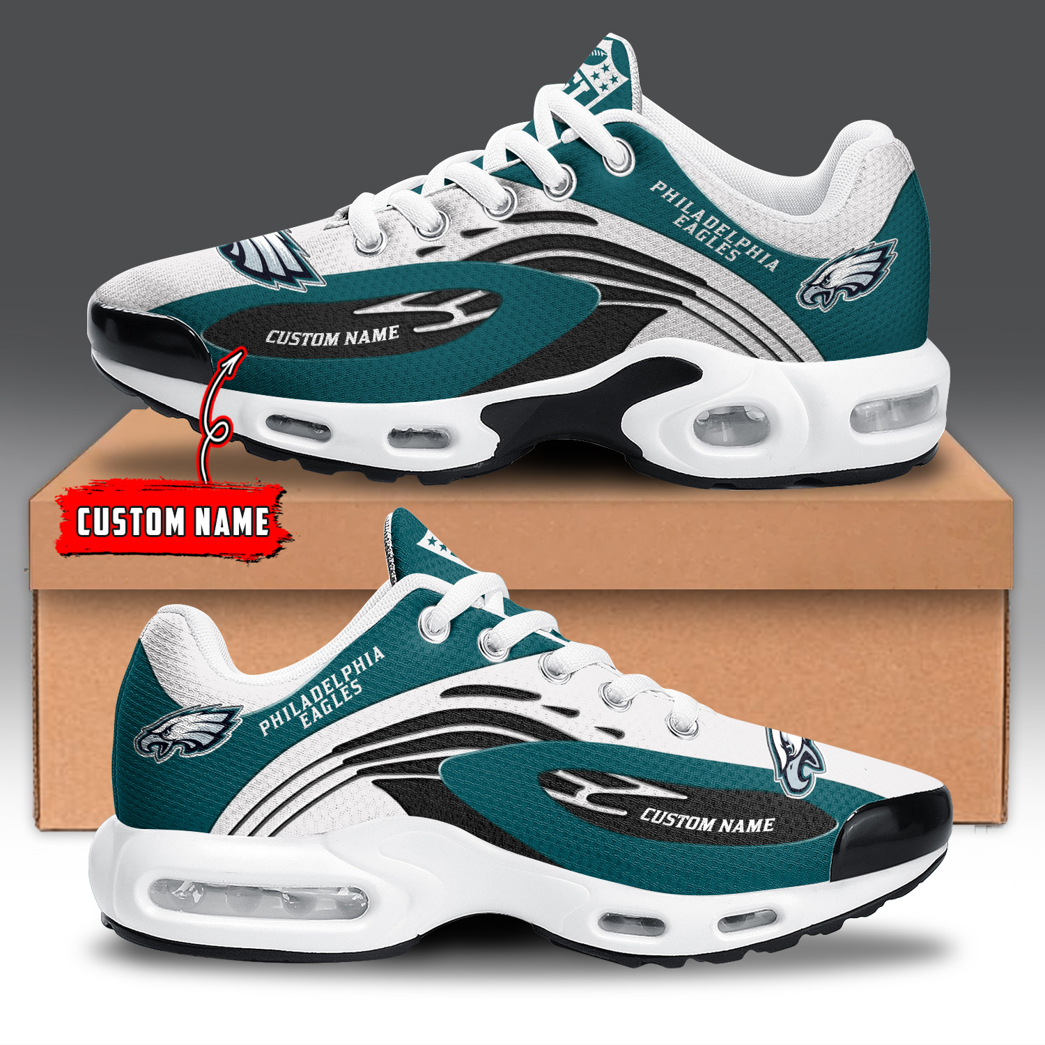 JWFancy Philadelphia Eagles TN Shoes Sneakers For Men And Women