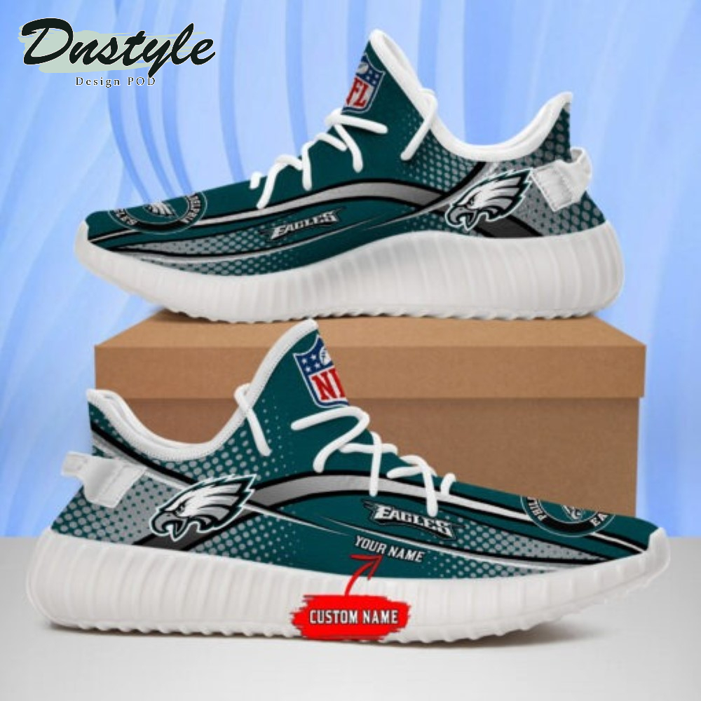 JWFancy Philadelphia Eagles Yeezy Boost Shoes For Men And Women