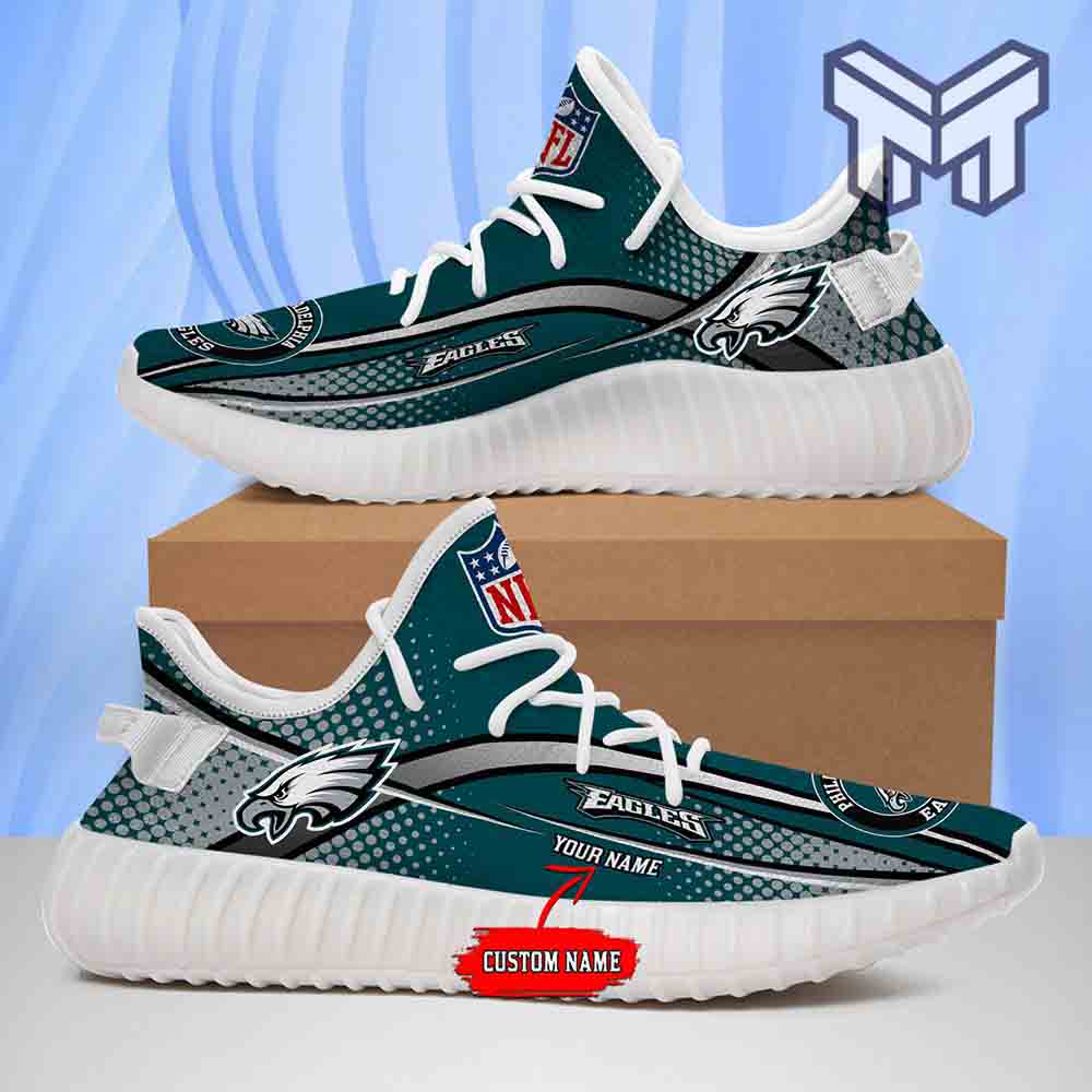 JWFancy Philadelphia Eagles Yeezy Boost Shoes For Men And Women