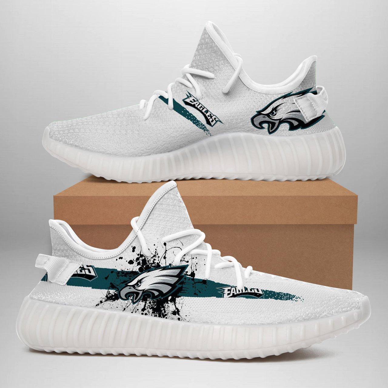 JWFancy Philadelphia Eagles Yeezy Boost Shoes For Men And Women